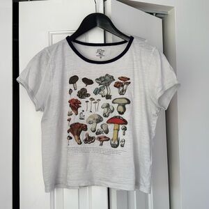 J Crew women’s mushroom t-shirt. Size medium.